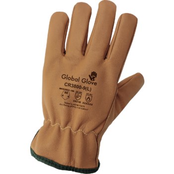 Global Glove CR3800 Marrón Grande Cuero Grano Piel de cabra Guantes resistentes a cortes - 810292-02302