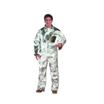 Imágen de Chicago Protective Apparel Azul/Rojo Grande Indura Ultrasoft Overoles resistentes al fuego (Imagen principal del producto)