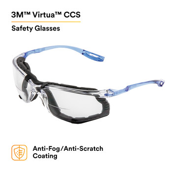 3M Virtua CCS 11872-00000-20 Policarbonato Lentes de seguridad estándar lente Transparente - Sin marco - 078371-11872