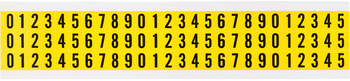 Imágen de Brady 34 Series Negro sobre amarillo Interior Paño de vinilo 34 Series 34110 Kit de etiquetas de números (Imagen principal del producto)