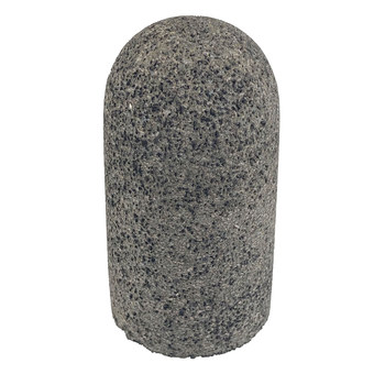 Weiler Tiger Zirc Zirconia Alumina Enchufe abrasivo - 1 1/2 pulg. longitud - Agujero Central 3/8-24 UNF - 68326