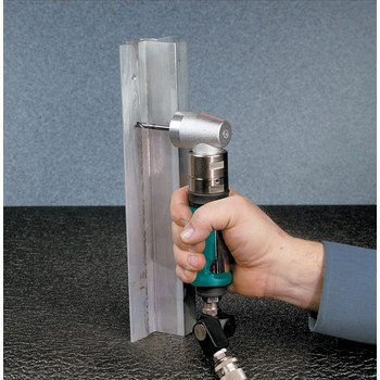 Dynabrade Taladro de ángulo recto - entrada 1/4 pulg. - 0.4 hp - 53435