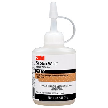 3M Scotch-Weld CA100 Adhesivo de cianoacrilato Transparente Líquido 1 oz Botella - 82334