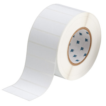 Imágen de Brady Blanco Manipulación evidente Vinilo Transferencia térmica THT-18-351-3 Rollo de etiquetas para impresora de transferencia térmica troquelado (Imagen principal del producto)
