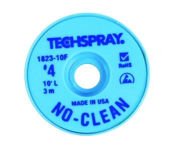 Imágen de Techspray - 1823-10F Trenza de desoldadura de revestimiento de fundente sin limpieza (Imagen principal del producto)