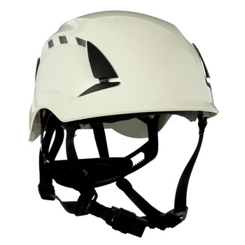 3M SecureFit X5000 X5001V-ANSI Blanco Plástico Casco - Suspensión 6 puntos - Ajuste Trinquete - 076308-94307