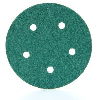 3M Green Corps Stikit 01665 Discos PSA - 5 pulg. - 40 - Grueso - Óxido de aluminio
