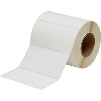 Imágen de Brady Blanco Papel Chorro de tinta J20-55-403 Rollo de etiquetas para impresora de transferencia térmica troquelado (Imagen principal del producto)