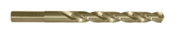 Cle-Line 1804 Heavy-Duty Taladro de Jobber - Corte de mano derecha - Punta Dividir 118° - Acabado Sorbete - Longitud Total 5 pulg. - Flauta Espiral - Acero De Alta Velocidad M42-Cobalto Del 8% - Vástago Recto con hexagonal - C10620