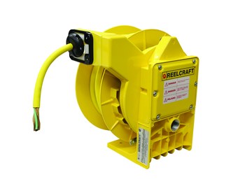 Imagen de Reelcraft Industries L NM450 143 X Serie L NM400 50 pies Amarillo Aluminio Carrete de cable (Imagen principal del producto)