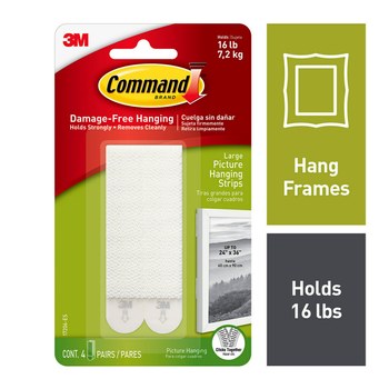 Imágen de 3M Command Blanco Tiras para colgar marcos (Imagen principal del producto)