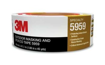 3M 5959 Rojo Cinta de pintor/enmascarar - 48 mm Anchura x 41.1 m Longitud - 25491