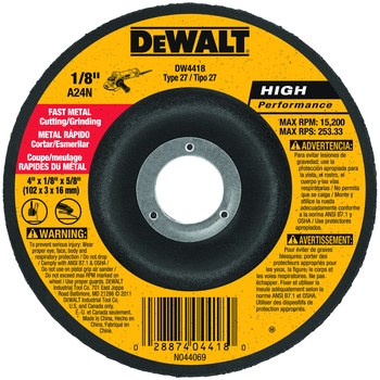 Imágen de DEWALT Rueda de corte 44180 (Imagen principal del producto)