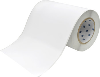 Imágen de Brady Blanco Poliéster Inyección de tinta JET-31-117-1 Rollo de etiquetas imprimibles de inyección de tinta (Imagen principal del producto)