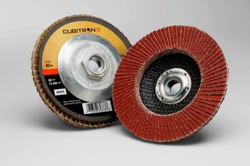 3M Cubitron II Tipo 27 - Grano Cerámico de Precisión - 4 1/2 pulg. - 40+ - 64373