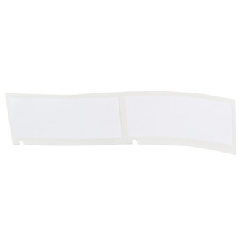 Brady ToughBond M4-60-483 Etiquetas de identificación general de alta adherencia - 1 pulg. x 2 pulg. - Poliéster - Negro sobre blanco - B-483A