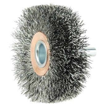 Weiler 17620 Cepillo de rueda - Rizado Acero cerda