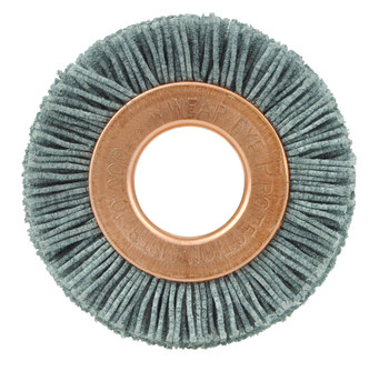 Weiler Nylox 17628 Cepillo de rueda - Rizado Nailon cerda