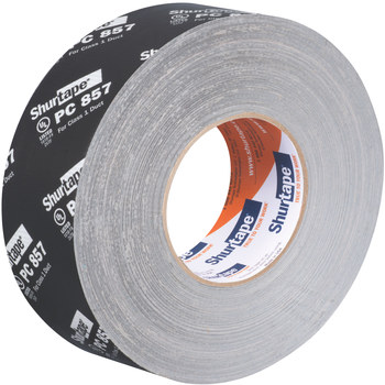 Shurtape PC 857 Negro Cinta para ductos - 48 mm Anchura x 55 m Longitud - 14 mil Espesor - shurtape 201885