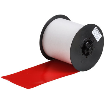 Imágen de Brady Rojo Interior/exterior Vinilo Transferencia térmica 113196 Rollo de etiquetas para impresora de transferencia térmica continua (Imagen principal del producto)