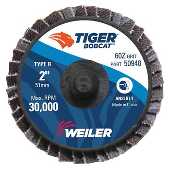 Weiler Bobcat Tipo 29 - Alúmina-zirconia - 2 pulg. - 60 - 50948