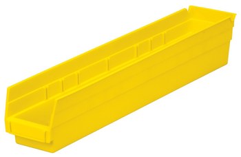 Imagen de Akro-mils 199 cu in Amarillo Polímero de grado industrial Estante Contenedor de almacenamiento (Imagen principal del producto)