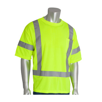 Imágen de PIP 313-CNTSELY Amarillo Poliéster Camisa de alta visibilidad (Imagen principal del producto)