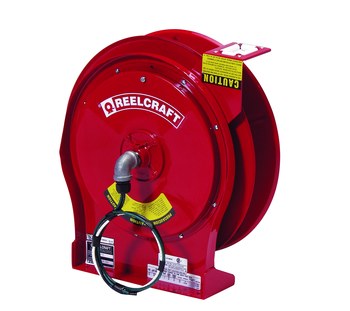 Imagen de Reelcraft Industries L 5700 Serie L 50 pies Rojo Acero Carrete de cable (Imagen principal del producto)