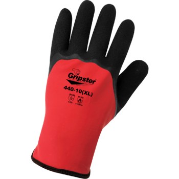 Global Glove Gripster 440 Negro/Azul Grande Nailon Guantes de trabajo - 440 lg