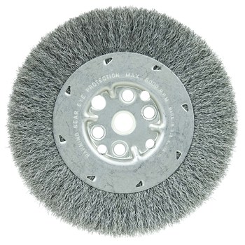 Weiler 01503 Cepillo de rueda - Rizado Acero cerda