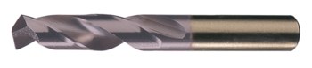 Chicago-Latrobe 559-TA Heavy-Duty Taladro de máquina de tornillo - Corte de mano derecha - Punta Dividir 135° - Acabado TiAlN - Longitud Total 1.8125 pulg. - Flauta Espiral - Acero De Alta Velocidad M42-Cobalto Del 8% - Vástago Recto - 52807