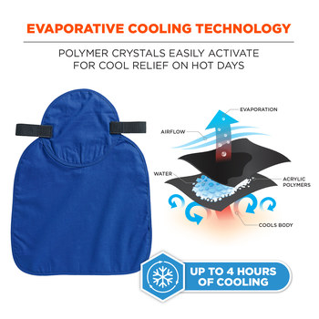 Ergodyne Chill-Its 6717 Almohadilla refrescante 12336 - Azul