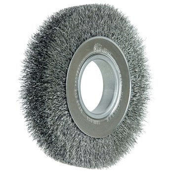 Weiler 06080 Cepillo de rueda - Rizado Acero cerda