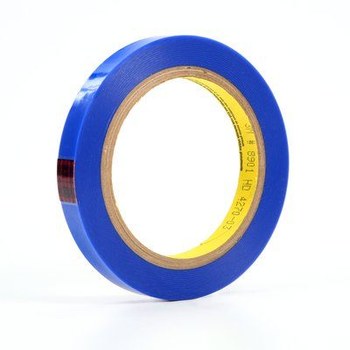 3M 8901 Azul Cinta adhesiva de poliéster - 1/2 pulg. Anchura x 72 yd Longitud - 92765