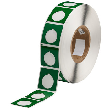 Imágen de Brady Verde Poliéster Transferencia térmica THTEP-169-593-.5GN Rollo de etiquetas para impresora de transferencia térmica troquelado (Imagen principal del producto)