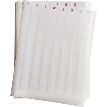 Imágen de Brady Transparente/Blanco Vinilo Inyección de tinta JET-9-115-3 Etiqueta imprimible de inyección de tinta (Imagen principal del producto)
