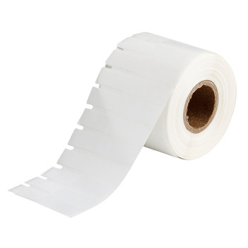 Imágen de Brady Transparente/Blanco Autolaminados Poliéster Transferencia térmica THT-123-461-1.5-SC Rollo de etiquetas para impresora de transferencia térmica troquelado (Imagen principal del producto)