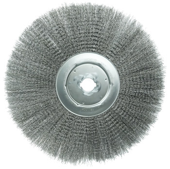 Weiler 01339 Cepillo de rueda - Rizado Acero cerda