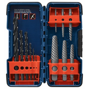 Imágen de Juego de extractor de tornillos BSPE6D de Acero con alto contenido de carbono por de Bosch (Imagen principal del producto)