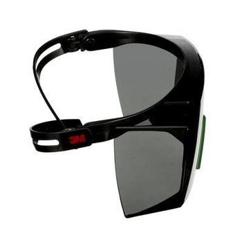 3M SecureFit 3700 SF3730AS-BLK Ajuste Alternativo Policarbonato Gafas de seguridad OTG (sobre el vidrio) lente Gris - 051131-27915
