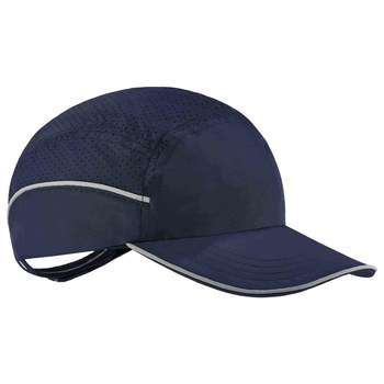Ergodyne Skullerz 8965 Gorra antigolpes con LED 23339 - Velcro suspensión - Azul marino