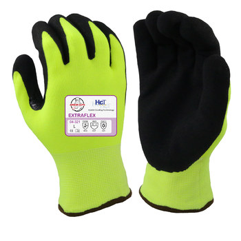 Armor Guys EXTRAFLEX HCT 04-321 Amarillo de alta vis./Negro Extrapequeño Hilo diseñado Guante para condiciones frías - armor guys 04-321 xs