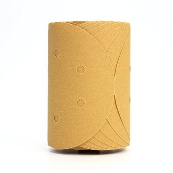 3M Stikit 01641 Rollo de discos PSA - 6 pulg. - P120 - Grueso - Óxido de aluminio