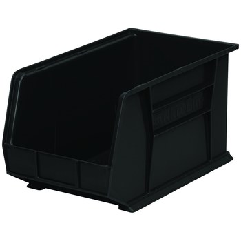 Imagen de Akro-mils Akrobin 60 lb Negro Polímero de grado industrial Colgado/Apilado Contenedor de almacenamiento (Imagen principal del producto)