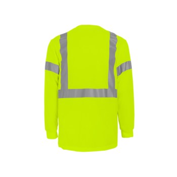 Global Glove FrogWear GLO-008LS Camisa reflectante GLO-008LS - 4XG - Poliéster - Lima - ANSI clase 3 - glo-008ls 4xl