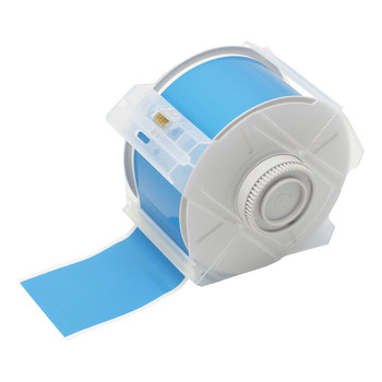 Imágen de Brady Azul Interior/exterior Poliéster Transferencia térmica 76607 Rollo de etiquetas para impresora de transferencia térmica continua (Imagen principal del producto)