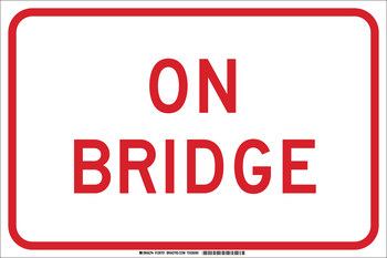 Imágen de Brady B-555 Aluminio Rectángulo Blanco Inglés Carteles de alto, control de tráfico y pancartas 129699 (Imagen principal del producto)