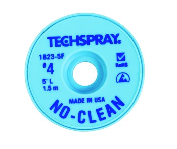 Imágen de Techspray - 1823-5F Trenza de desoldadura de revestimiento de fundente sin limpieza (Imagen principal del producto)