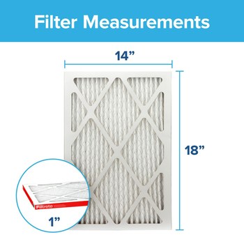 3M Filtrete Defensa contra los alérgenos 14 pulg. x 18 pulg. x 1 pulg. 9848-4 MERV 11, 1000 MPR Filtro de aire - 35360