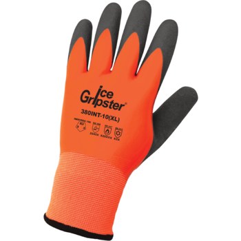 Global Glove Ice Gripster 380INT Naranja Grande Nailon Guantes para condiciones frías - Insulación Felpa - 816368-02693